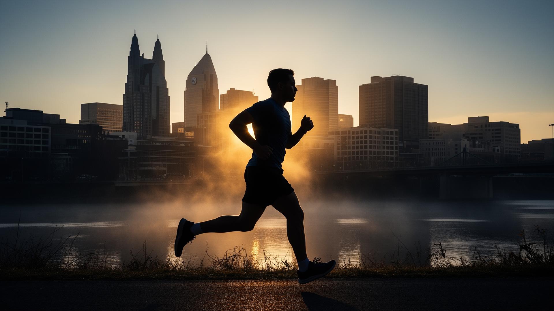 Runner training at EVO Performance Therapy in Hendersonville